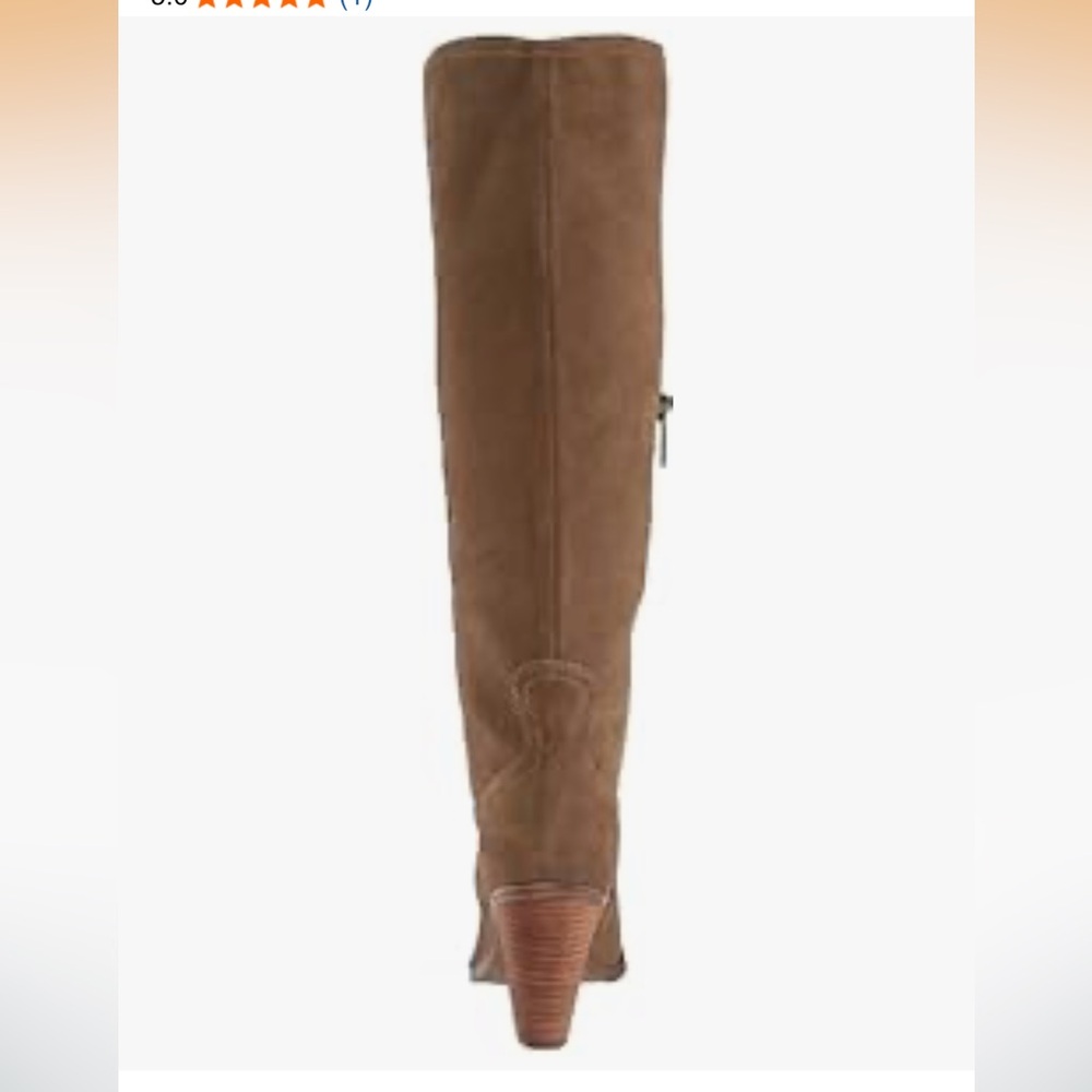 NWT Blondo Women's Wrangle Waterproof Tall Taupe Suede Boots, Size 8 - Picture 3 of 9